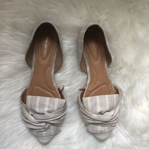 Lane Bryant D’orsay pointed toe flat SZ 9W